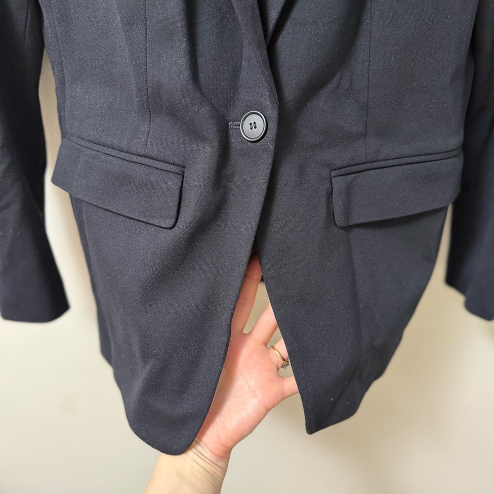 LOFT Black Tailored Blazer with Notched Lapels - Picture 6 of 12